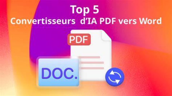 Bonnes pratiques pour convertir un PDF en Word efficacement