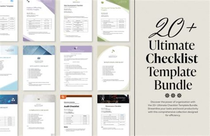 Checklist de contrôle qualité après conversion de PDF