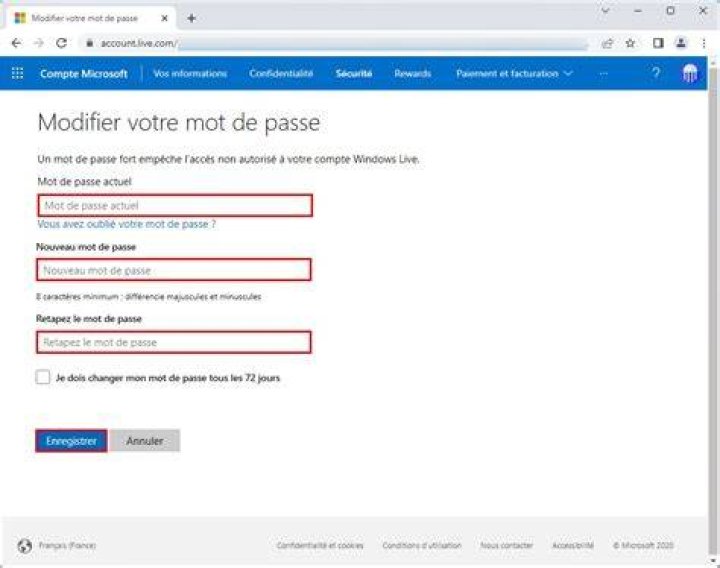 Relier un compte sur mobile avec email et vérification