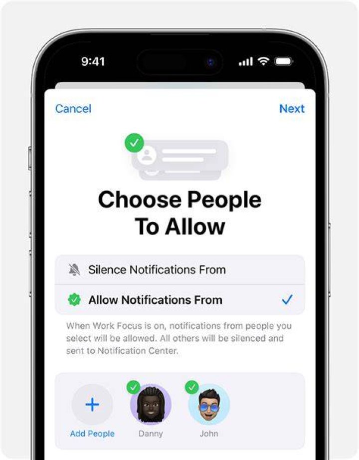 R&eacute;glages des notifications pour &eacute;viter les interruptions