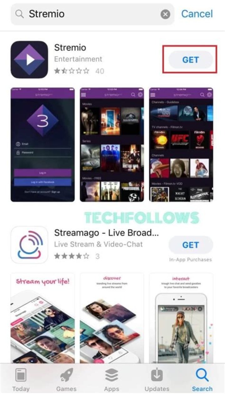 Installer stremio sur iOS : App Store, installation et premier lancement
