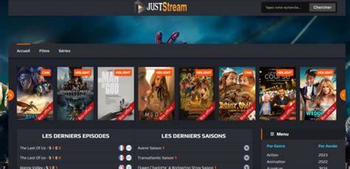 juststream : Plateforme de streaming en ligne pour regarder et télécharger