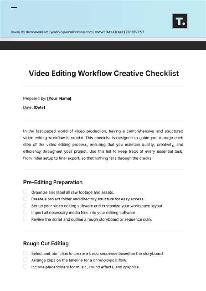 Productivité : workflow de conversion, checklist et organisation